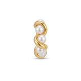 Colette Pearl C-Hoop Earrings