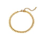 Arden Chevron Gold Chain Bracelet