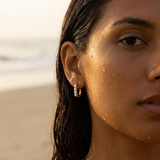 Clara Pearl U-Hoop Earrings