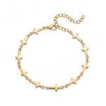 Mini Crosses Bracelet on a white background
