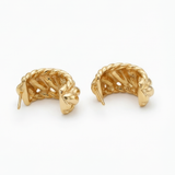 Monique Rope-Textured Hoop Earrings