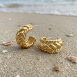 Monique Rope-Textured Hoop Earrings